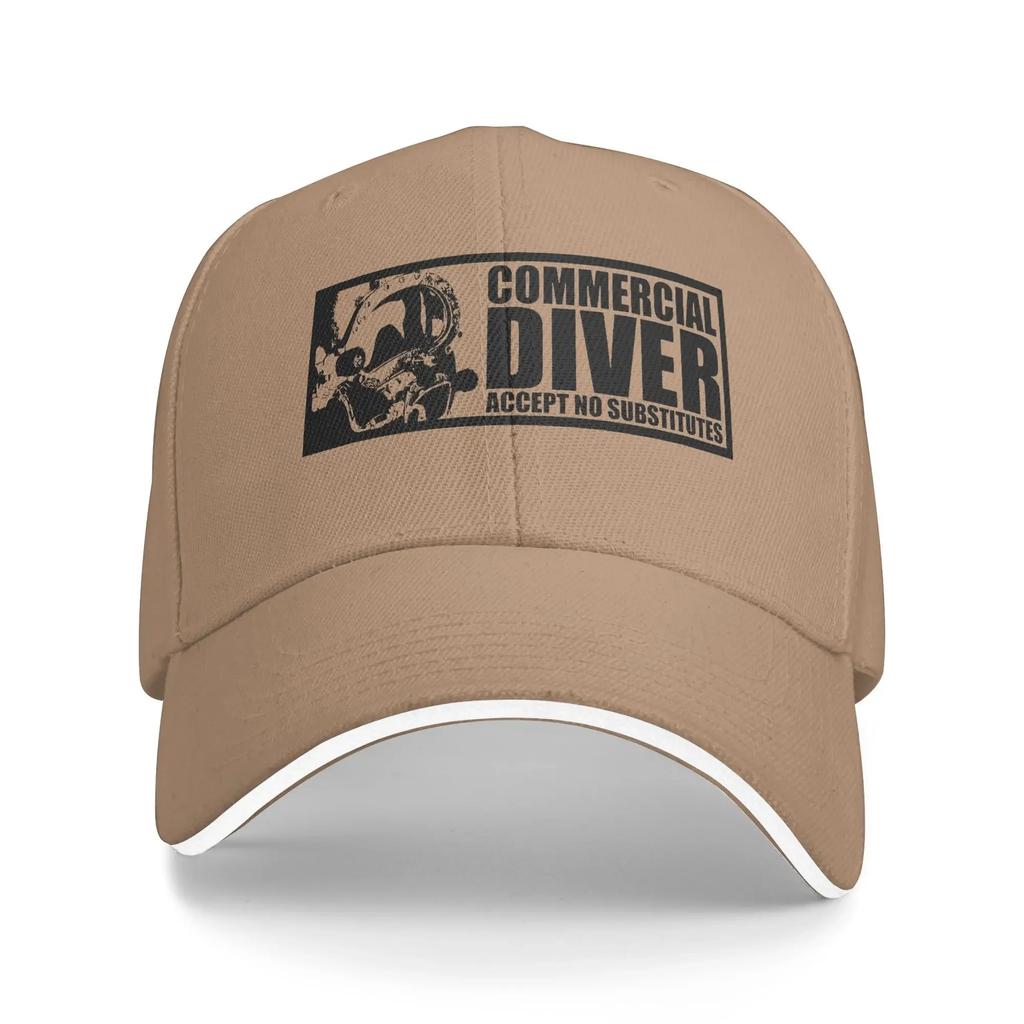 Commercial Diver Baseball Cap  Outdoor Gym Hot Sale Hip Hop Hats Unisex Men Streetwear Print Snapback Cap