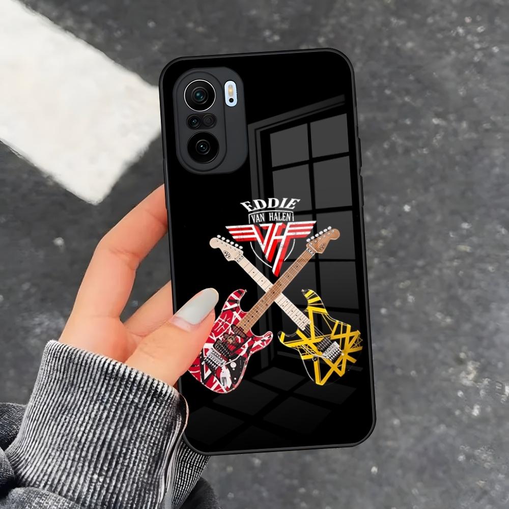 Eddie Van Halen Graphic Guitar Phone Case for Xiaomi 15 14 13 12 X Redmi Note 10 Mi 11 S Lite T Pro ultra glass Cover