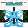360-Degree Rotation Lawn Sprinkler with 3 Arm Leakproof Large Coverage Area Irrigation System Easy Assembly Automatic Water Sprinkler