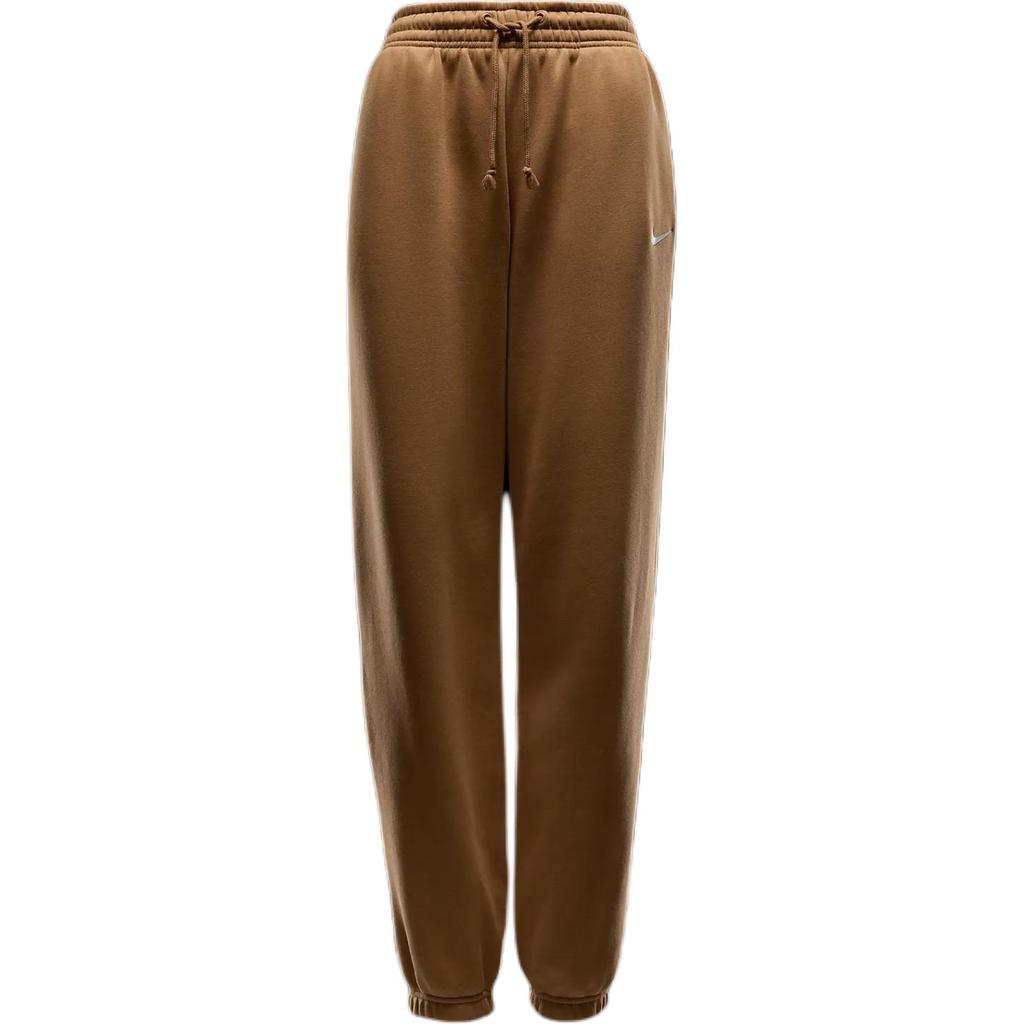 Nike Sportswear Phoenix Logo Print Elastic Drawstring Cuffed Knit Joggers Women Joggers Linen FZ5996-224