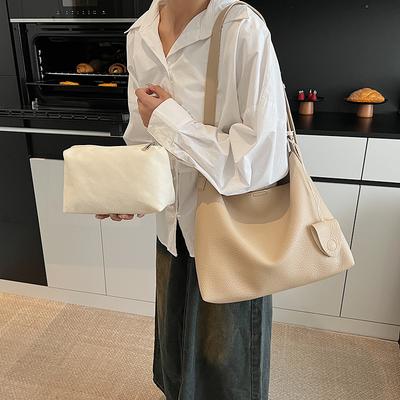 Torba typu tote o dużej pojemności dla dojeżdżających do pracy Nowa modna torba na ramię Casualowa wszechstronna torba pod pachę