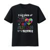 Womens Autism Sister T Shirt Black Small Vintage Washed Fashion Casual Versatile Comfortable Designer Clothes Soft Homme