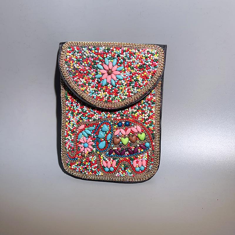 Boho Vintage Veske - Flerroms premium tekstur myk moteriktig allsidig håndlaget dusk risperler