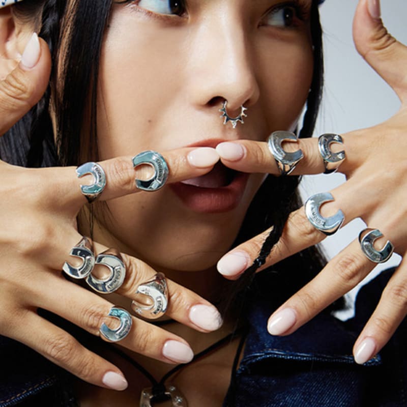 NIMBUS Horseshoe Ring (L)