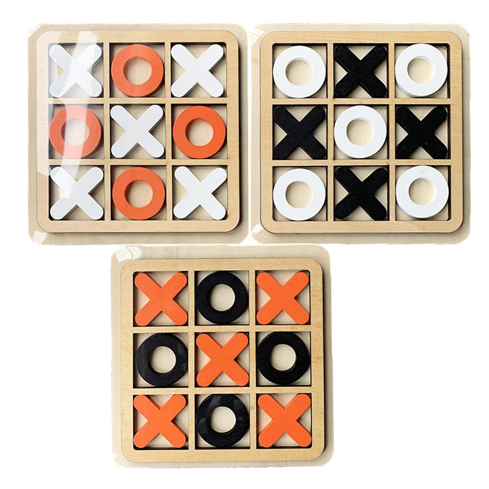 💰Koop X O Game Blocks Tabletop Wooden ParentChild Interaction Board Game Interactive Toy