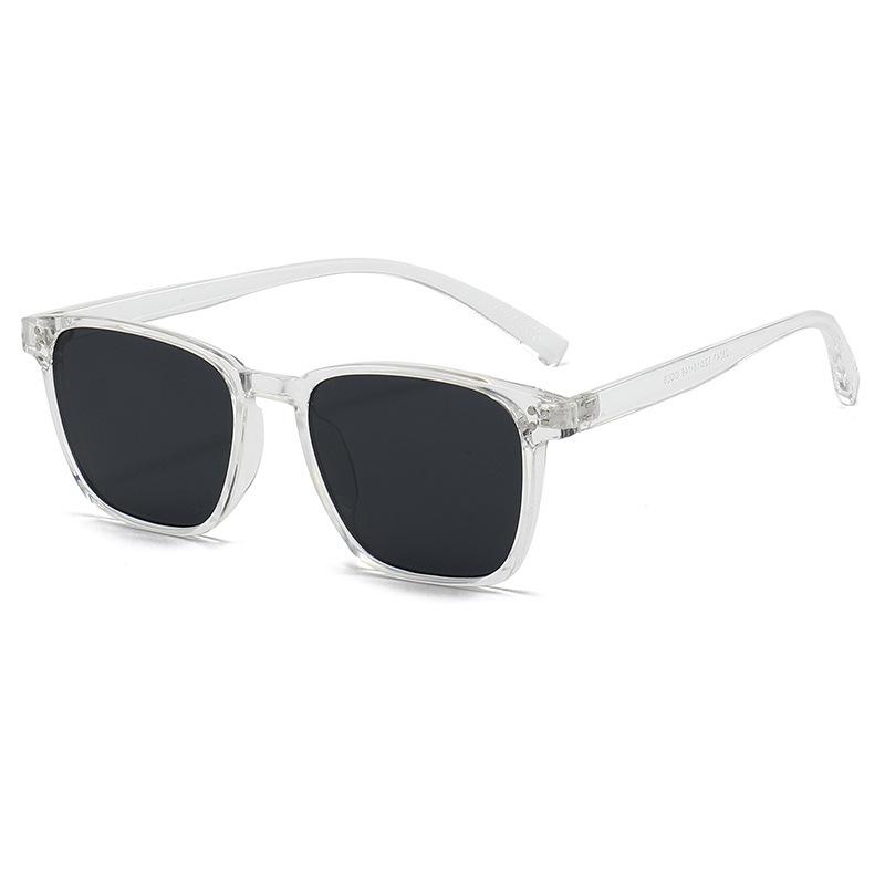 Retro Square Anti-Blue Light Sunglasses - Trendy UV Protection for Outdoor Use