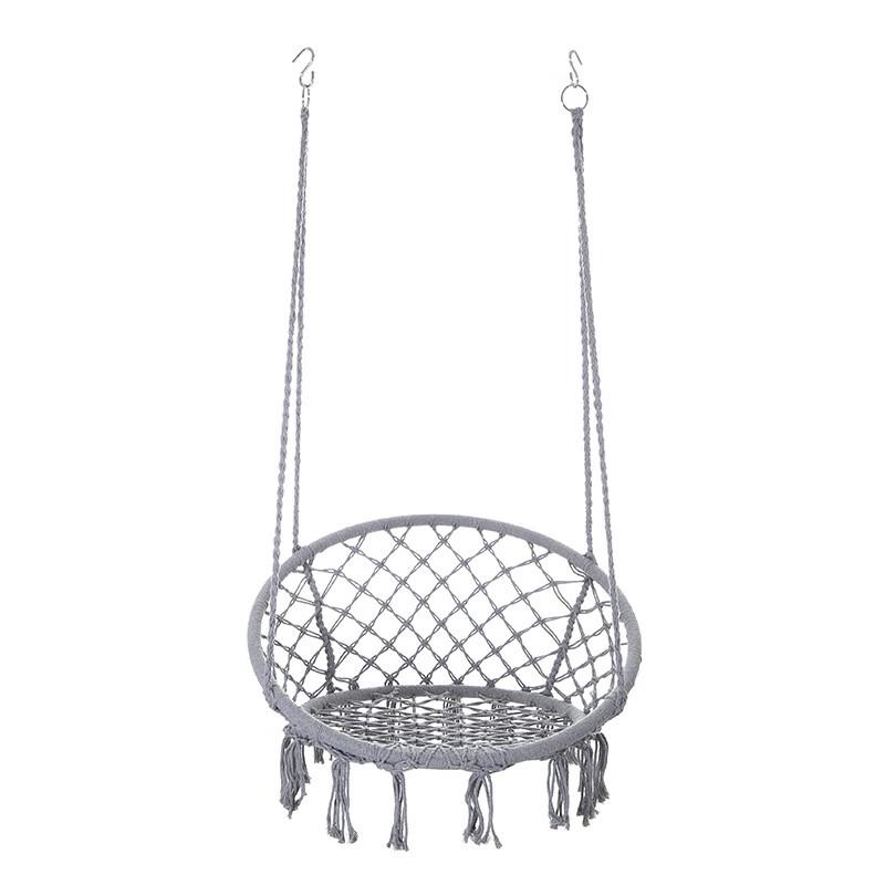 Handmade Macrame Tassel Double Hammock Chair