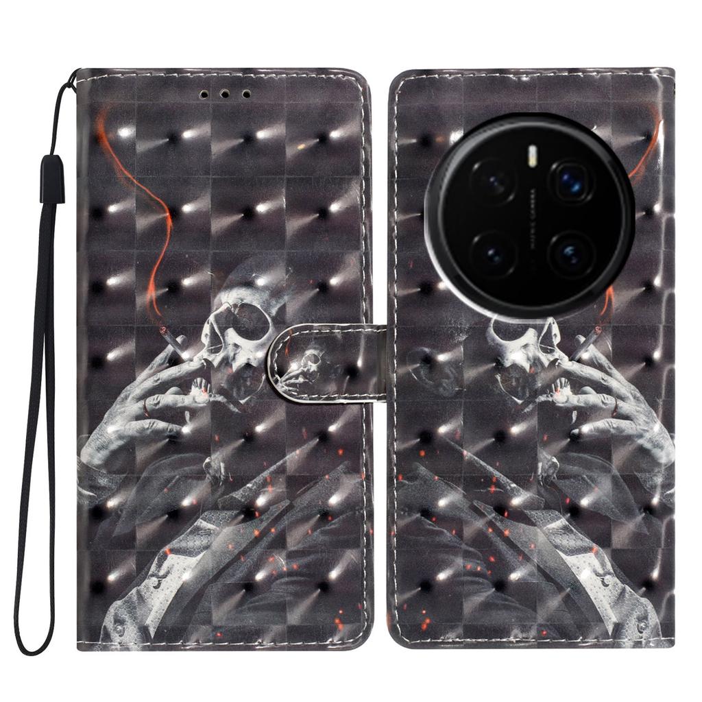 3D Pattern PU Leather Phone Wallet Case for Huawei P20 lite,P30 lite,Huawei Y6 (2018),Y7a,Honor 10 Lite,Honor 9 Lite,Honor X8a,Honor X6a...