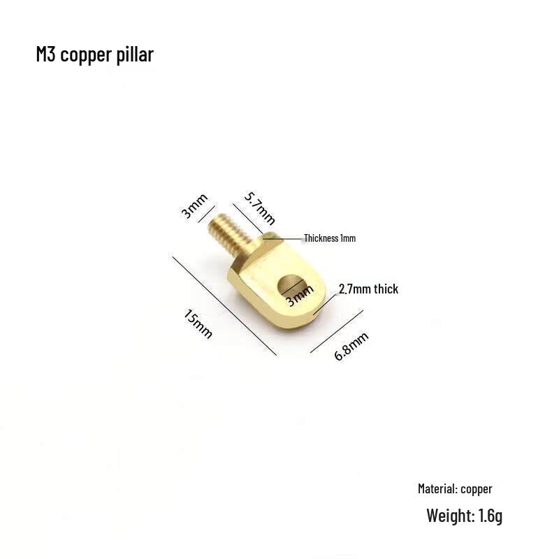 M4 Copper Pillar Outdoor Lighting Accessories