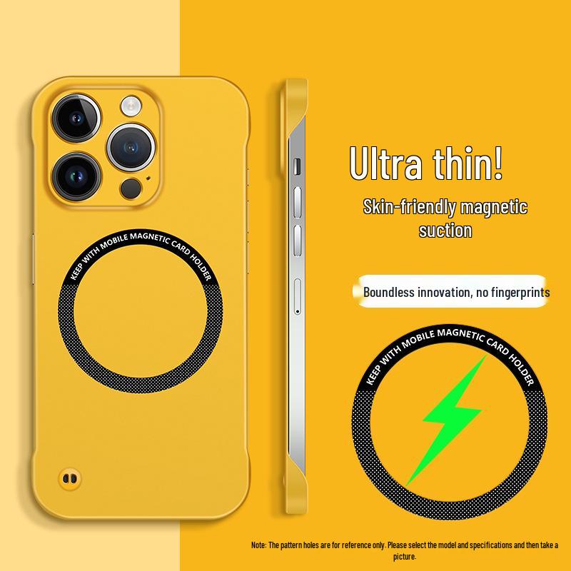 iPhone 17 Pro Max Frameless Magnetic Magsafe Case with Drop Protection