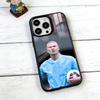 F-Football E-Erling H-Haaland Phone Case For iPhone17,16,15,14,13,12,11 Plus,Pro Magnetic with Magsafe Wireless Charging