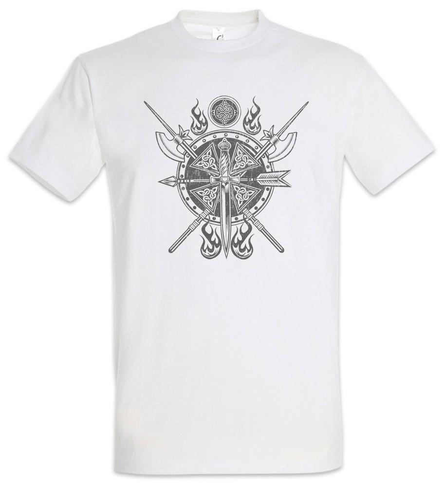 Viking Gear Ornament Mens T-Shirt Vikings Celtic Irminsul Thor World Tree Odin