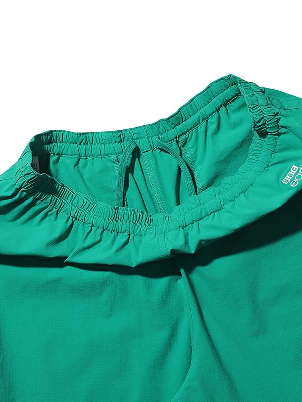 BBC EARTH Quick-Dry Ripstop Knee-Length Half Pants_Green