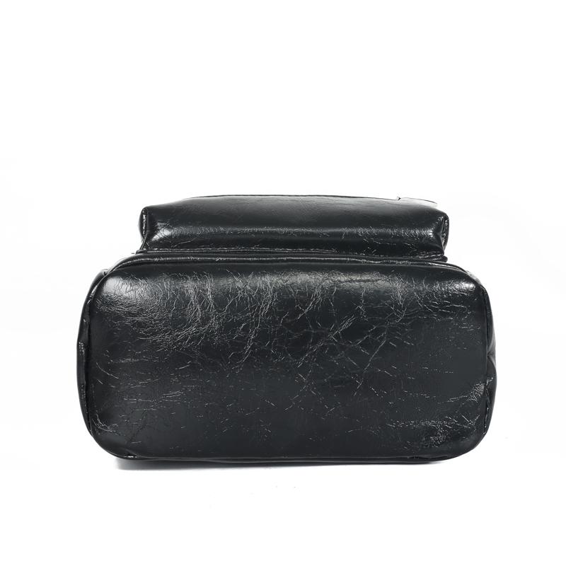 Silver Backpack Women PU Outdoor Backpack