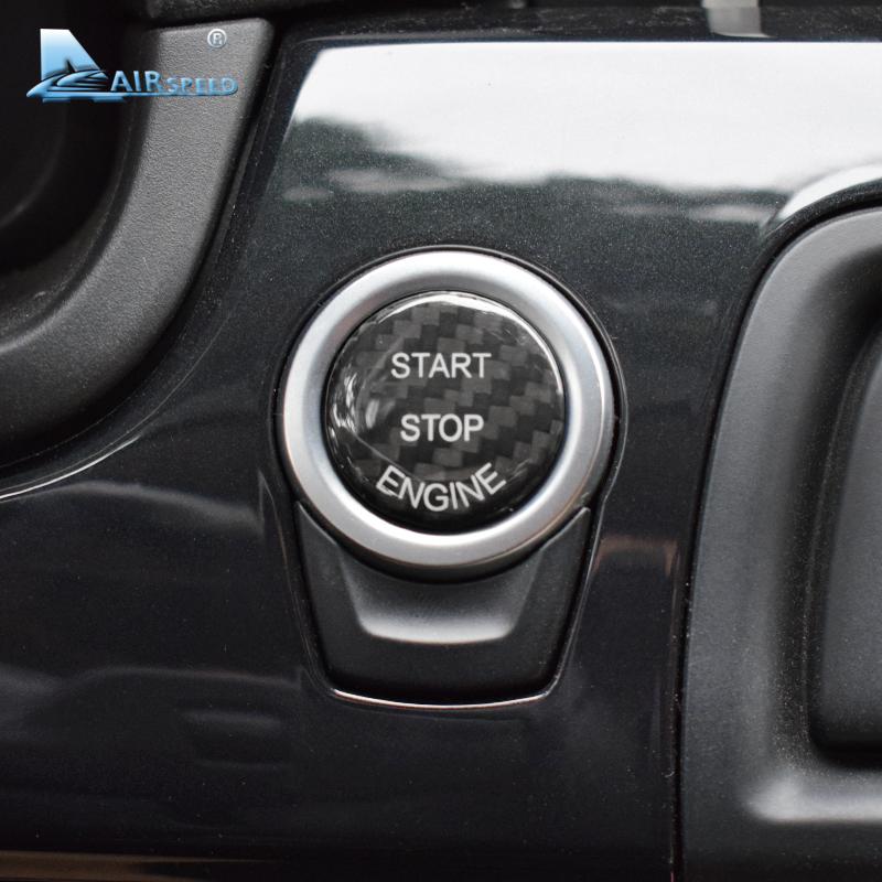 Carbon Fiber Engine Start Ignition Button Cover Sticker for BMW E70 E71 F25 F26 F01 F20 F21 F30 F10 Interior Trim