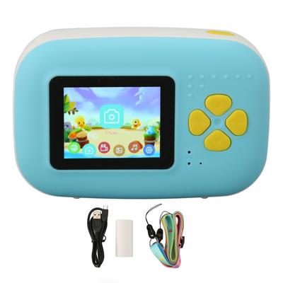 Instant Camera 2in HD Screen Dual 16MP Camera USB Charge 1080P Video Recording Kids Camera with