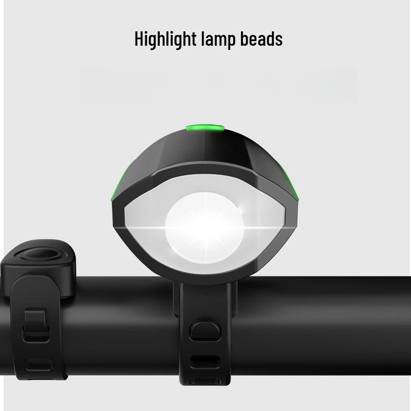 Fernlicht Fahrradlampe vorne mit Hupe für Nachtfahrten & Kinder-Radfahren