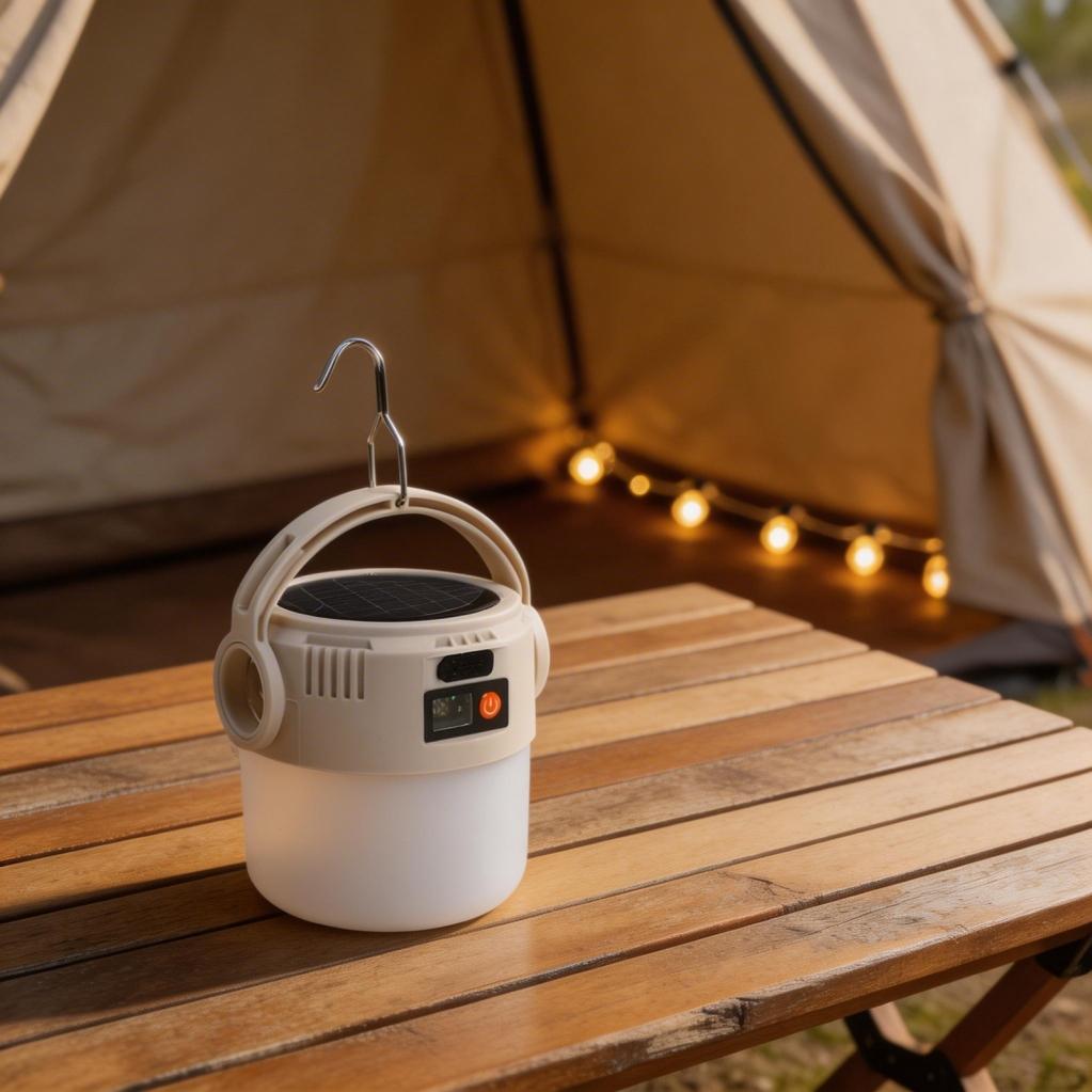 Rechargeable Portable Light Solar Camping Light Easy To Carry