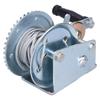 1000LBS Manual Winch Hand Winch Crank Trailer Traction Machine With Steel Wire Rope
