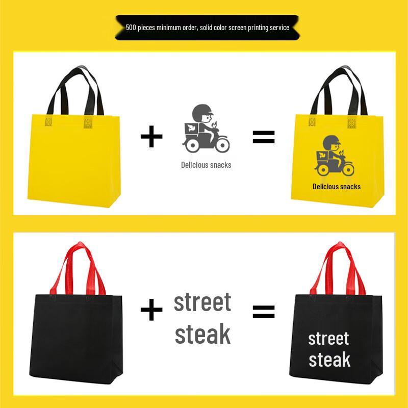 Non-woven Coated Takeaway Bag