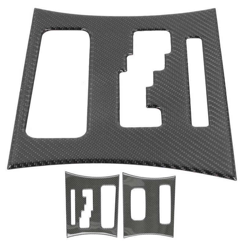 Decoração do Painel de Engrenagens do Console Central em Fibra de Carbono para Dodge Charger 2011 2012 2013 2014 Carro