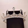 Crystal Wedding Tiaras Pearl Rhinestone Bridal Crown Jewelry Crown Princess Diadem  Girl