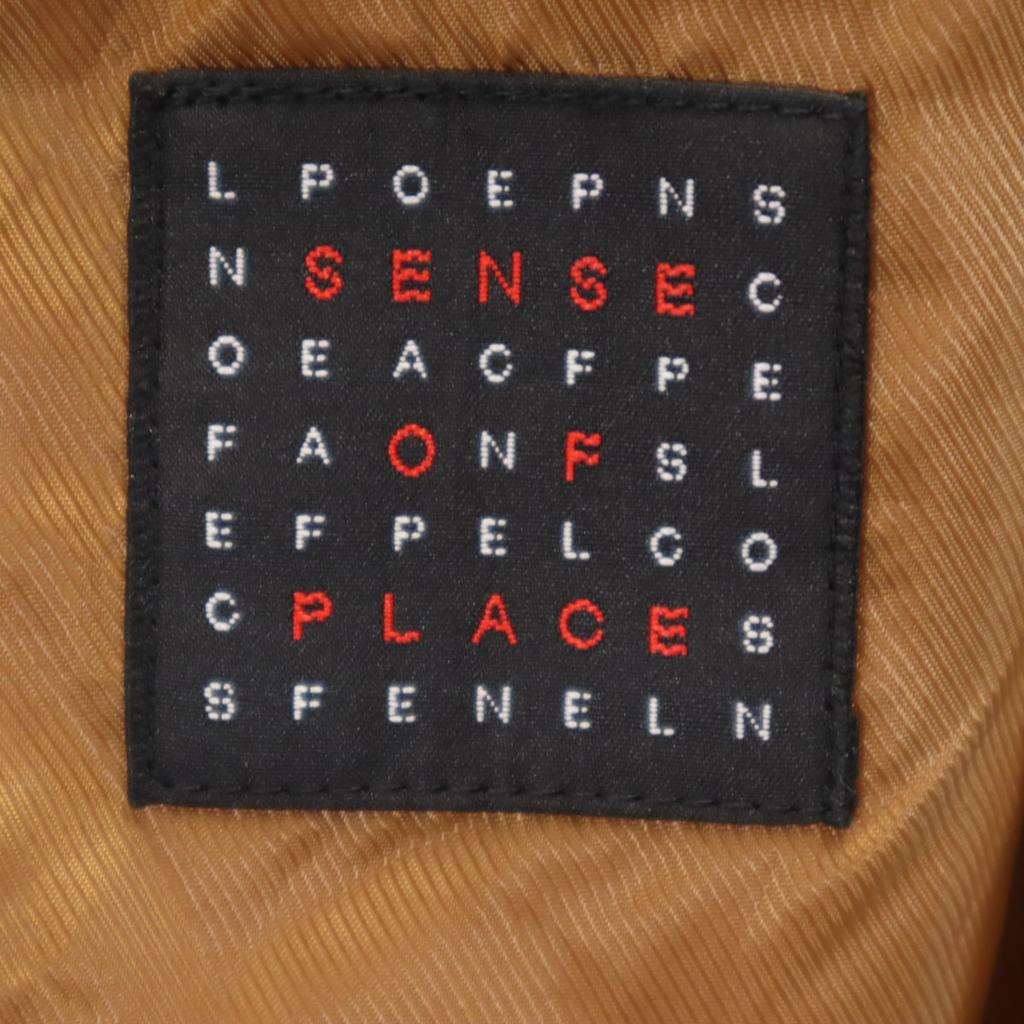 SENSE OF PLACE Blouson M Orange Brown Jacket Men's Used