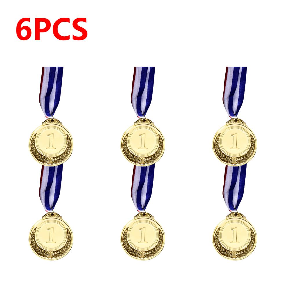 1-10pcs Gold Silver Bronze Prizes Winners Medals Sports Day Competitions Awards Medal Adults Children Outdoor Games Souvenir