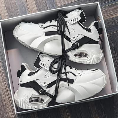 2025 New Men's Casual Sneakers Thick Soled Tall Outdoor Youth Breathable Soft Soled Sports Running Shoes Zapatillas Deportivas
