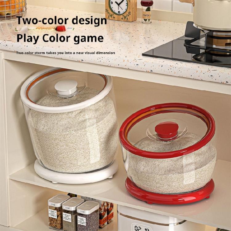 Modern Clear Cereal Dispenser Offering Hygienic Dry Food Preservation Solution