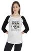 Inkmeso Tshirt For Mother's Raglan Tshirt  "You Can't Scare Me I Have Two Boys" Graphic Shirt