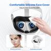VR Headset Storage Protections Set for Quest3 Helmet Crystal Cover Drawstring Bag Silicone Grip Cover Lens Guard
