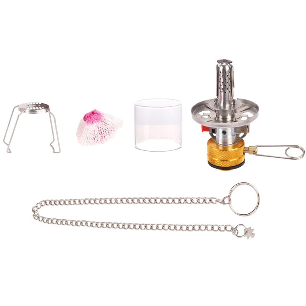 Camping Mini Portable Camping Lantern Gas Light Tent Lamp Torch Hanging Glass Lamp Travel Gas Stove
