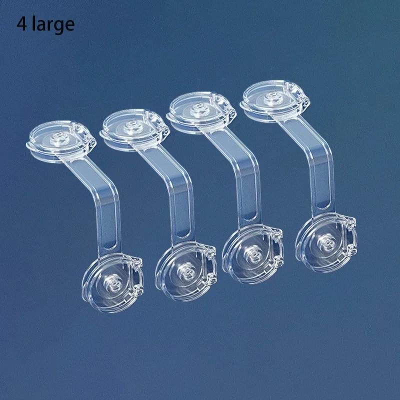 4/6Pcs/Lot Child Lock Protection Of Children Baby Drawer Anti-opening Cabinet Door Refrigerator Anti-pinch Safety Lock Buckle