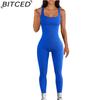 BITCED Combinaison Femme Automne/Hiver Décolleté Carré Push-Up Coupe Moulante Sexy