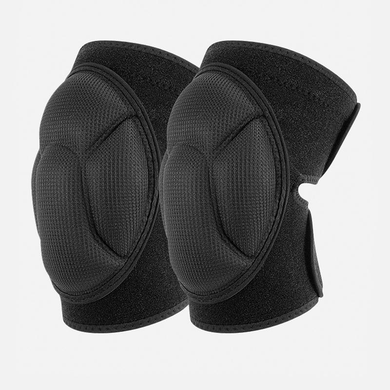 

1 пара Спортивные противоударные губчатые наколенники против падений Футбол Баскетбол Фитнес Роликовые коньки Защитное снаряжение Защита от падений XL чёрный