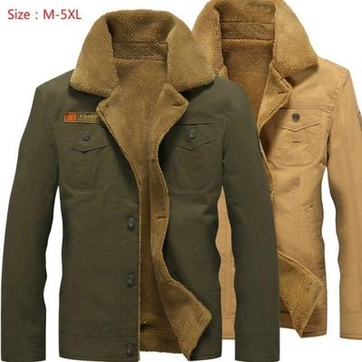 Männer Jacke Winter Air Force Pilot Warme Männliche Pelz Kragen Armee Taktische Jacke