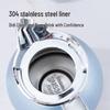 304 Stainless Steel Large Capacity Vacuum Insulated Thermos Bottle for Home, Restaurant, or Hotel Use