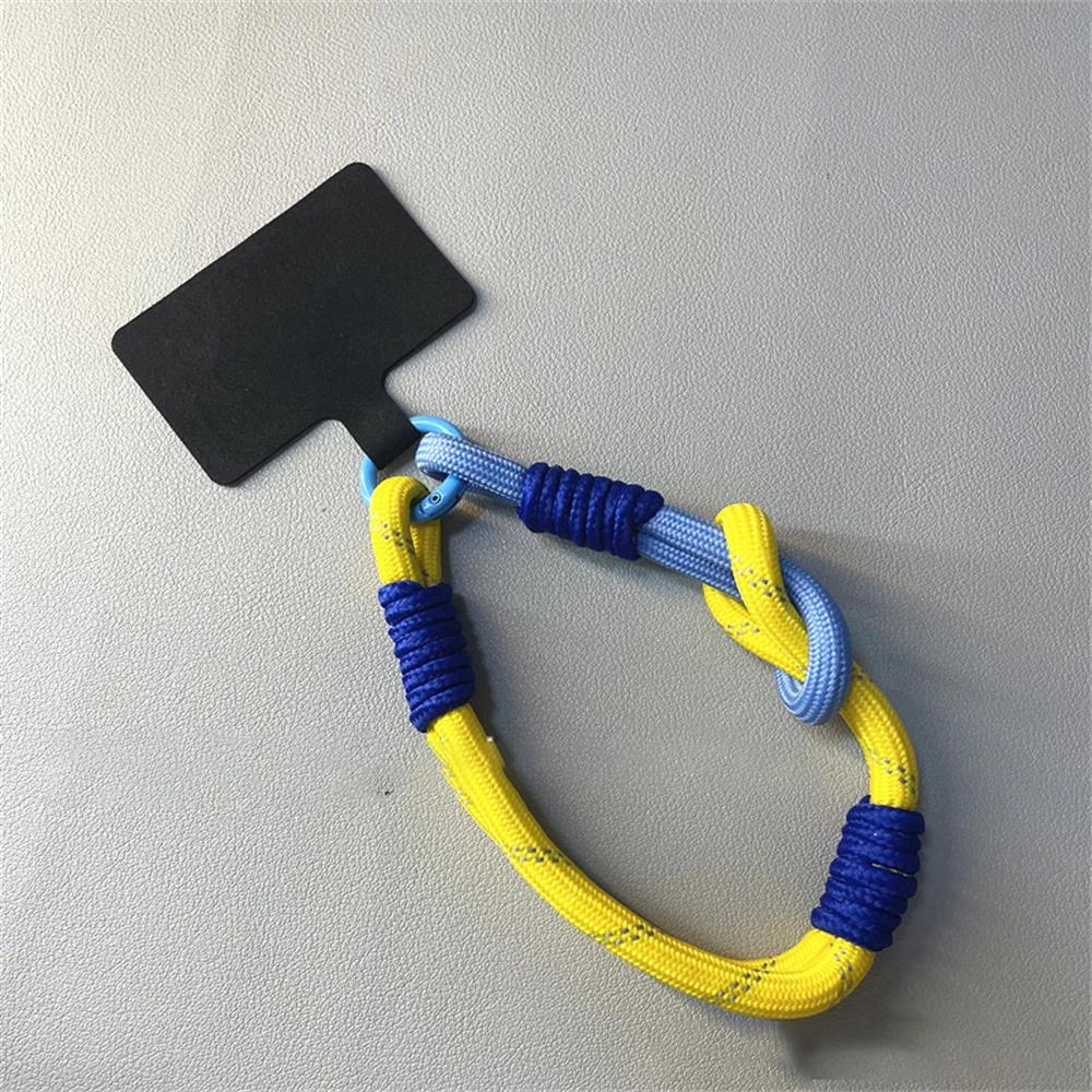 

Korean Mobile Phone Cute Knot Portable Anti-loss Hand Bracelet Chain For iPhone 15 14 Pro Max Samsung Flip 4 Coloful Rope Chain