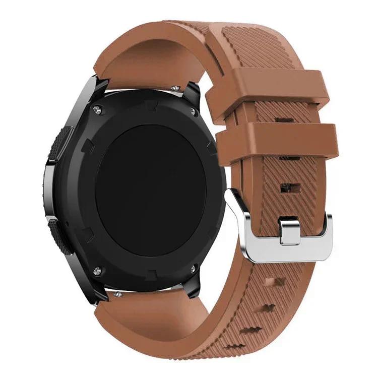 20mm 22mm Band for Samsung Galaxy Watch 5/6/4/3/46mm/active 2/Gear S3 Frontier/Sport Silicone Bracelet Huawei GT 4/3/2/2E Strap