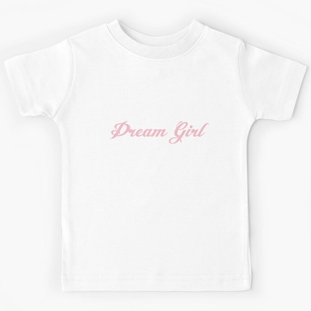 dream girl text (pink) Kids T-Shirt 130