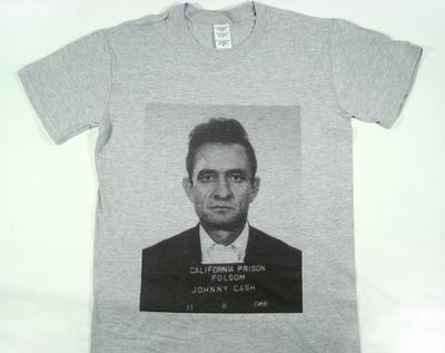 Johnny Cash Mugshot T-shirt Sizes Available S-3XL