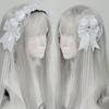 Black Lace Headbands Frilled Headdress Cosplay Hair Clips Gothic Lolita Headwear  Cosplay Party