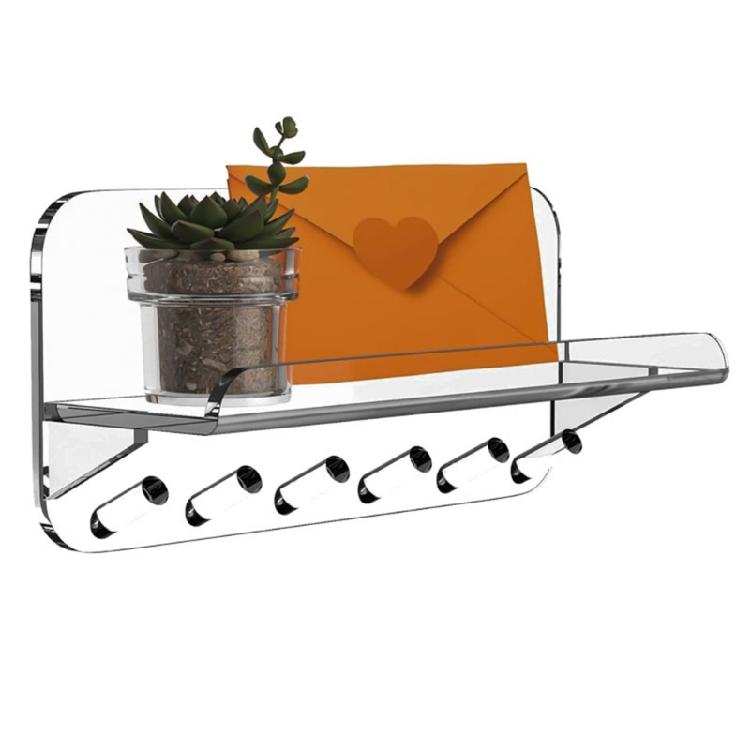 Hygroscopic Resistant Modern Key Display Shelf Wall Mounted Storage Solution For Compact Living Spaces