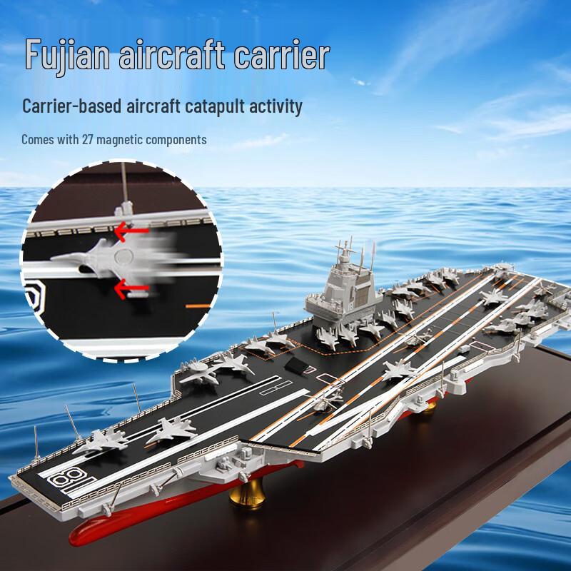 Junshi 1:700 Fujian Aircraft Carrier Model