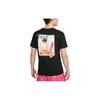Nike T Shirts Men's Black Crew Neck Moderate FD6637-010