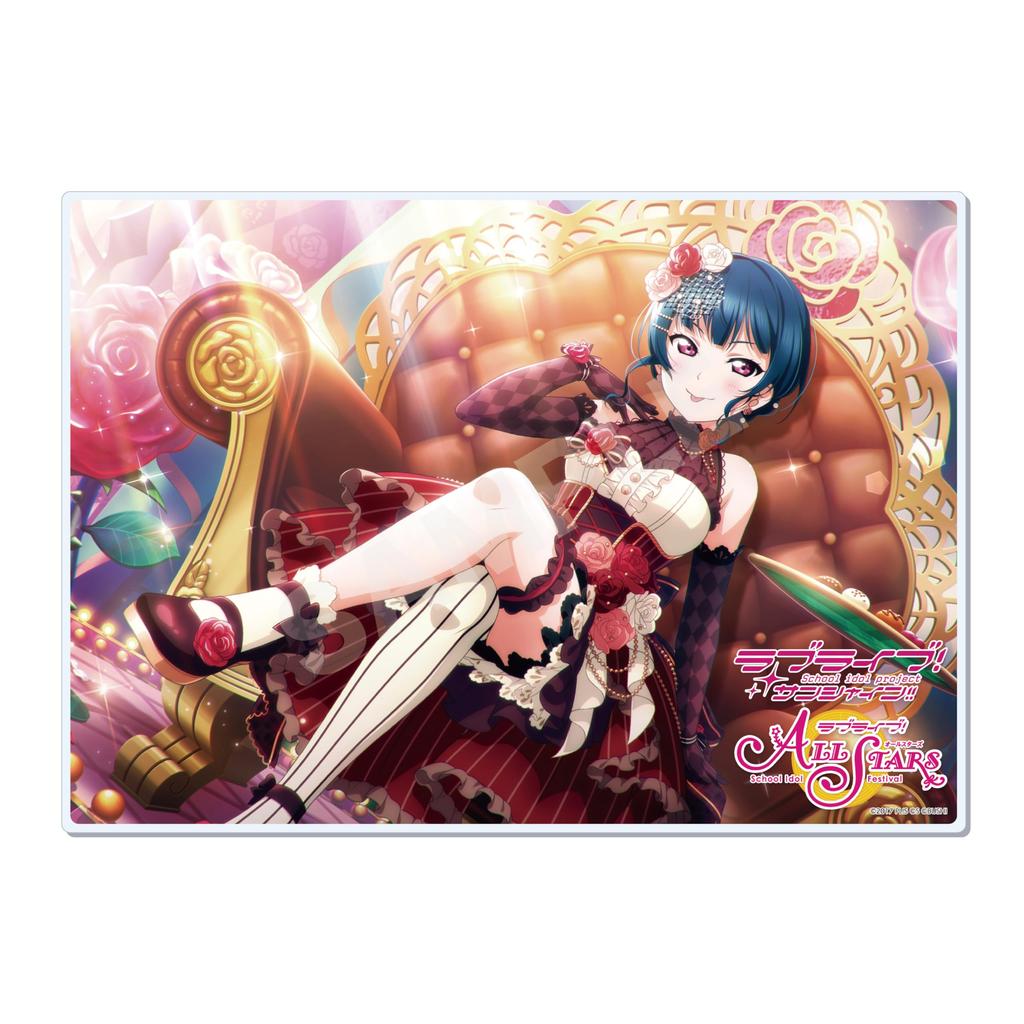 Love School Idol Festival ALL STARS O Yoshiko Tsushima Acryl-Board 208 x CS.FRONT Live! 147.5mm CS0000-5563