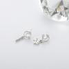 European & American Fashion Star Moon Asymmetrical Stud Earrings 