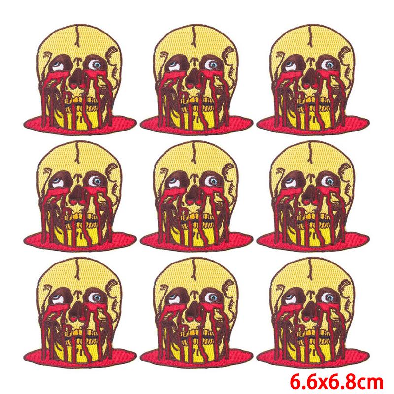 10 st/lot Grossistförsäljning av broderilappar Strykplåster för klädlappar på kläder Jackor Dekor applikationer Sytillbehör