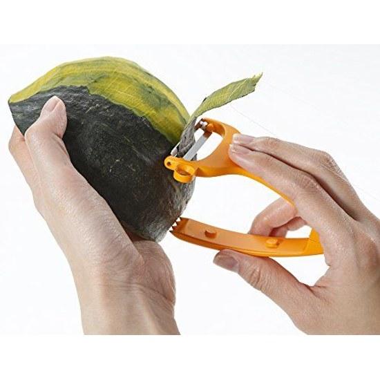 KAI Peeler Pumpkin Easy Broad Beans Kitchen Tool Made Japan DH-2624